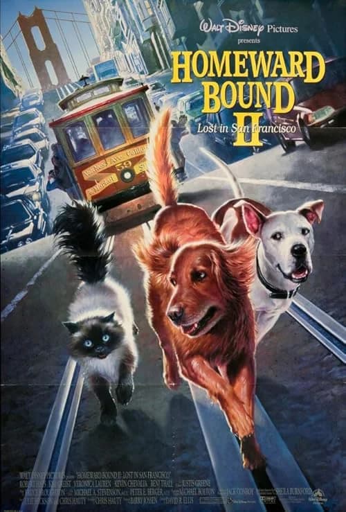 Homeward Bound II: Lost in San Francisco film posteri